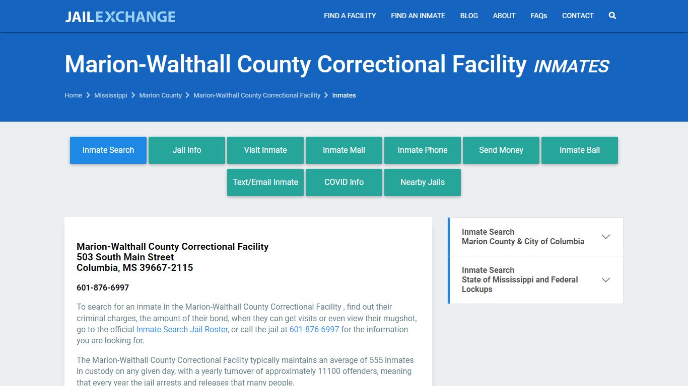 Marion County Jail Inmates | Arrests | Mugshots | MS