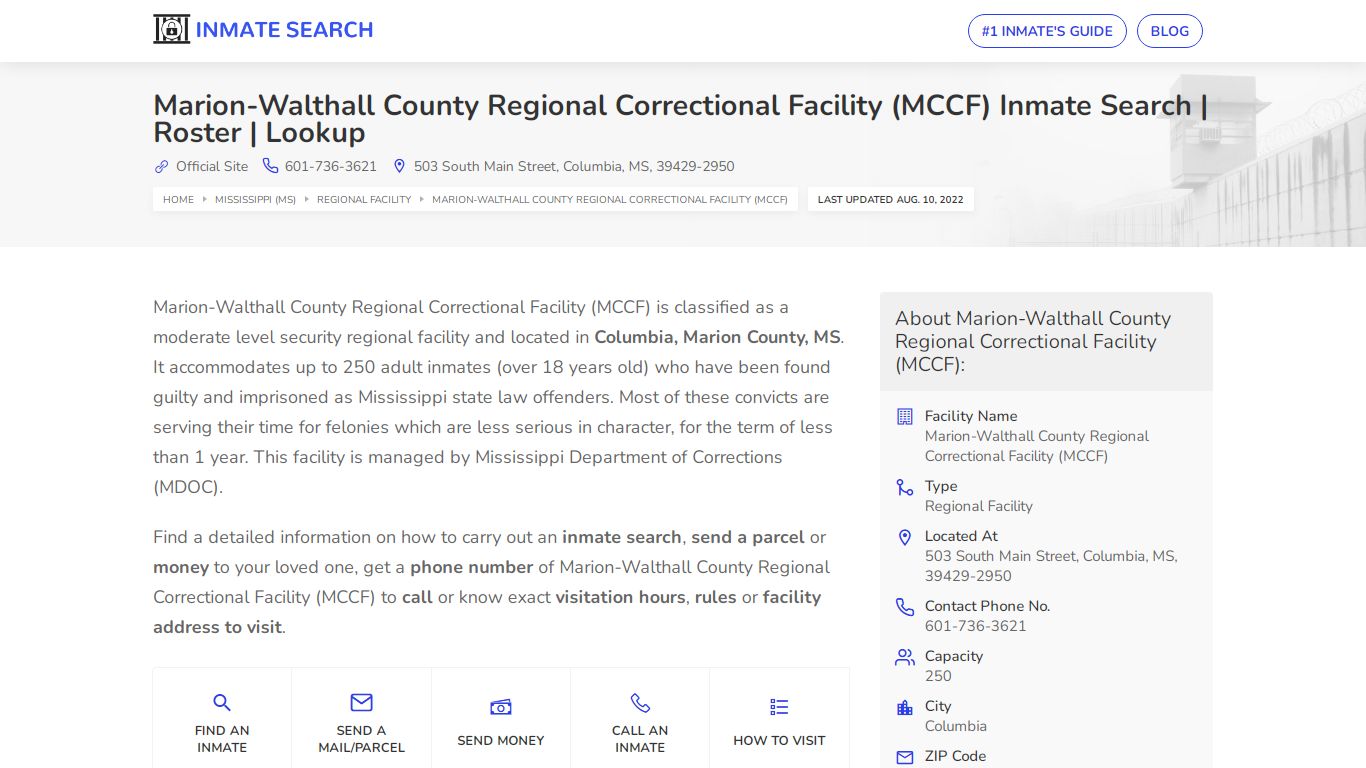 Marion-Walthall County Regional ... - inmate-search.online